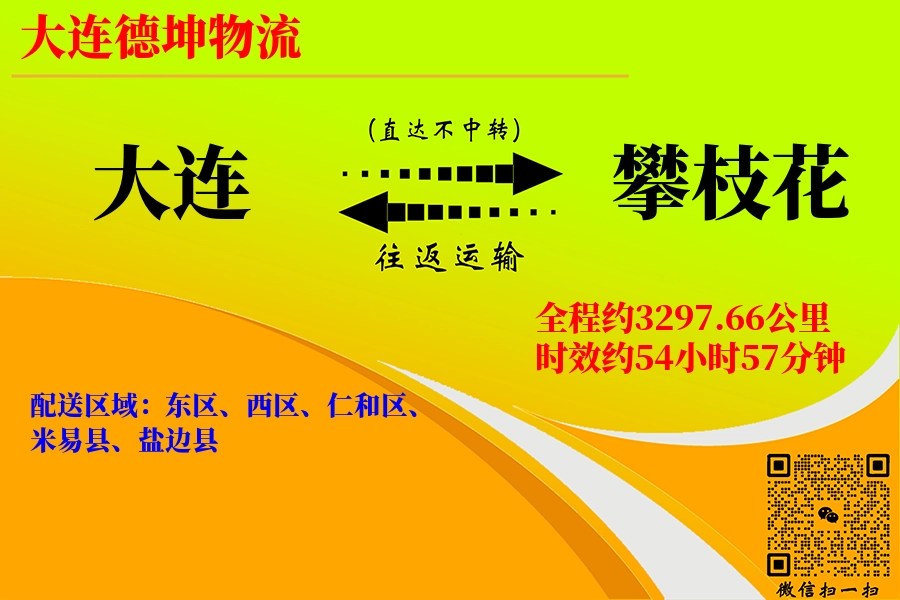 大连航空货运,攀枝花航空货运,攀枝花专线,航空运费,空运价格,国内空运